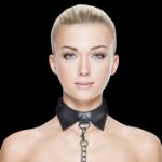 Image de EXCLUSIVE COLLAR AND LEASH BLACK OUCH