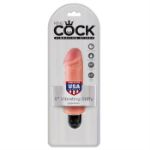 Image de KING COCK 5" VIBRATING STIFFY WHITE FLESH