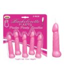 Image de BACHELORETTE PECKER PARTY PINK CANDLES 5PK