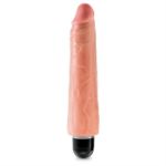 Image de King Cock 9" Vibrating Stiffy - Flesh