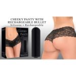 Image de CHEEKY PANTY WITH RECHARGEABLE BULLET