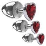 Image de THREE HEARTS GEM ANAL PLUG SET