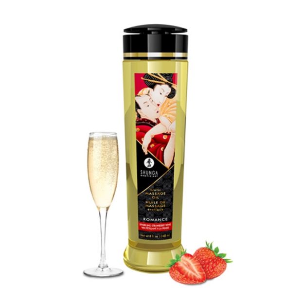 Image de SHUNGA HUILE ROMANCE VIN PÉTILLANT FRAISE