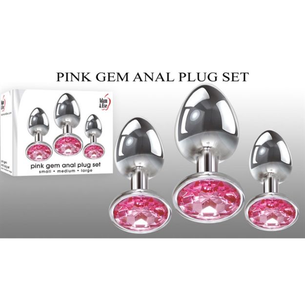 Image de PINK GEM ANAL PLUG SET