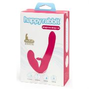 Image de Happy Rabbit - Strapless Strap On Rabbit Vibe Pink