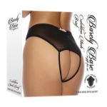 Image de CROTCHLESS MESH BRIEF BLACK