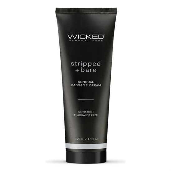 Image de Wicked Stripped+Bare Massage Cream 120 ml