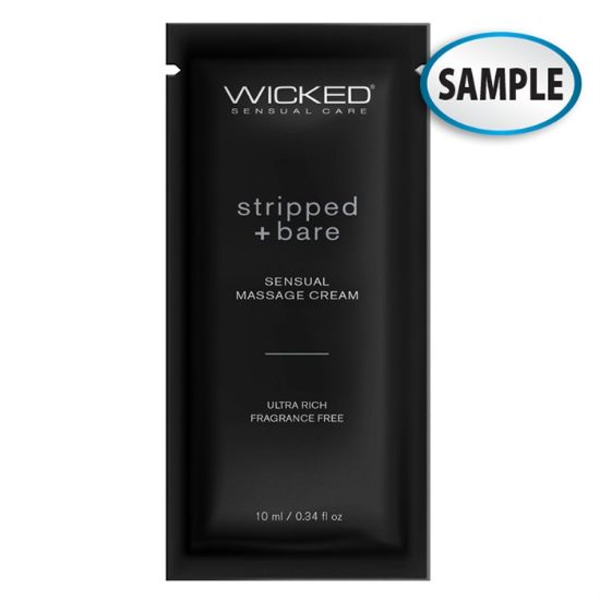 Image de Wicked Stripped + Bare Massage Cream packette