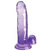 Image de King Cock Clear 7" With Balls - Purple