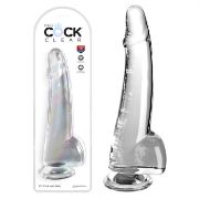Image de King Cock Clear10" With Balls - Clear