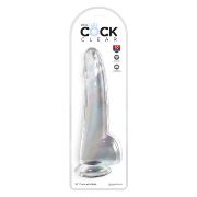 Image de King Cock Clear10" With Balls - Clear