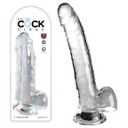 Image de King Cock Clear 9" With Balls - Clear