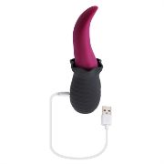 Image de Tongue Teaser - Silicone Rechargeable - Pink/Black