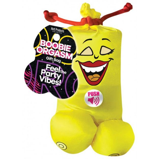 Image de Boobie Orgasm Gift Bag - Yellow